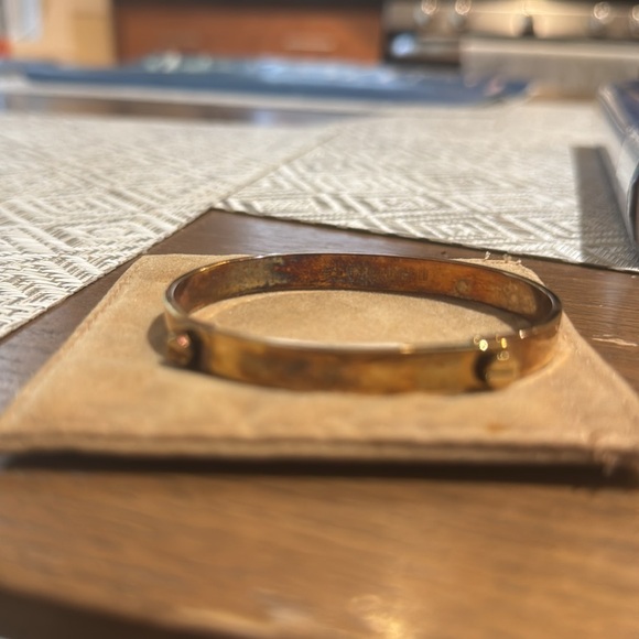 Vintage 1976  Aldo Cipullo Gold plated friendship bracelet - Picture 6 of 6